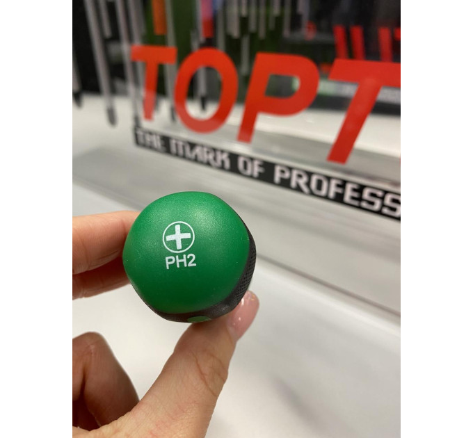 Коротка викрутка хрестова TOPTUL PH2x25 FBBB0203