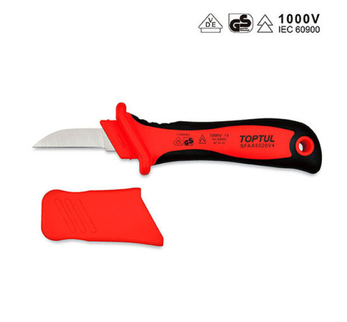 Ніж кабельний діелектричний TOPTUL 1000V VDE SFAA5020V4