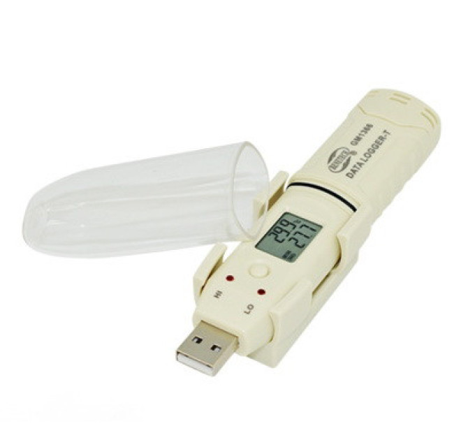 Даталоггер температуры USB, -30-80°C BENETECH GM1366