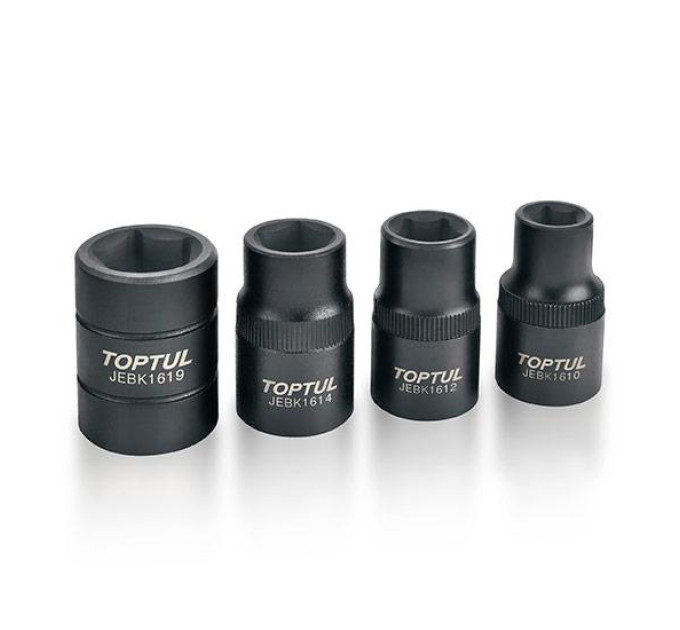 Головка 1/2" пятигранная 19мм (для тормозных систем Bendix) TOPTUL JEBK1619