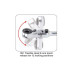 Трещотка мини 1/4" с шарниром TOPTUL 60 зубцов (исп. с FTDF0810) CHEV0811