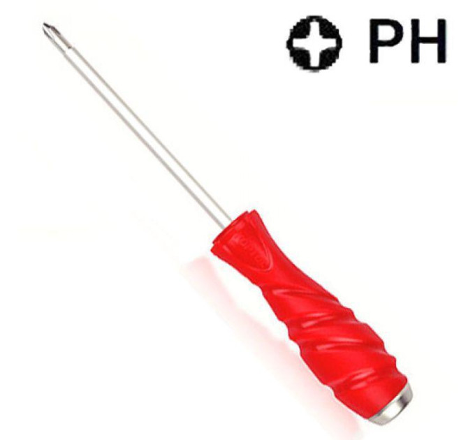 Викрутка ударна хрестова TOPTUL PH1x100 SUPER GRIP FBGA0110