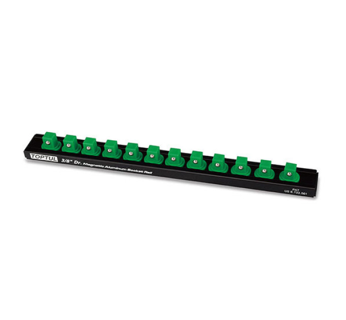 Держатель планка магнитная для головок 3/8"*280*12PCS TOPTUL PBKB3B2612