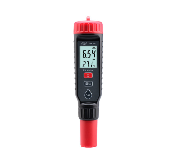 Ph-метр (измеритель кислотности и температуры) 0,00-14,00 pH (+/-0,05%) BENETECH GM766