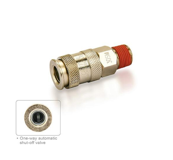 Быстроразъемное соединение 1/4" внешняя резьба TOPTUL KA20SM2E