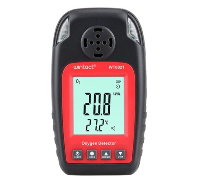 Датчик концентрации кислорода O2 + термометр (0-25% VOL, 0-50°C) WINTACT WT8821