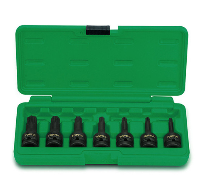 Набор головок TORX TOPTUL ударных 1/2" Т30-T70 7ед. GDAI0701