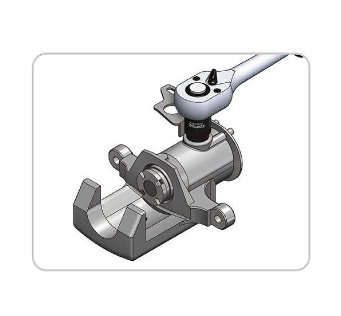 Головка 1/2" пятигранная 19мм (для тормозных систем Bendix) TOPTUL JEBK1619