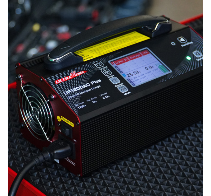 Зарядное устройство 2-канальное 15А 6-12S LiPo/LiHV 1200Вт 220В ULTRA POWER PROTESTER UP1200AC PLUS