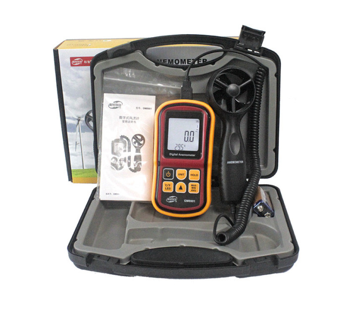 Термоанемометр 0,8-45м/с, -10-45°C BENETECH GM8901