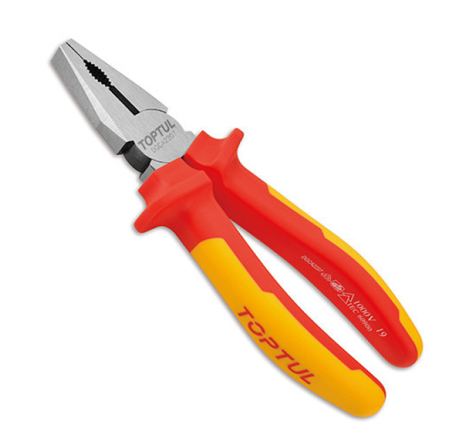 Пассатижи электрика 7" 1000V VDE TOPTUL DGCA2207