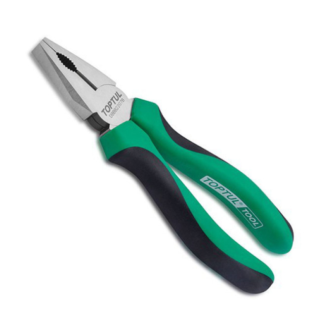 Плоскогубцы-пассатижи комбинированные 180 мм 7" TOPTUL DBBB2207B