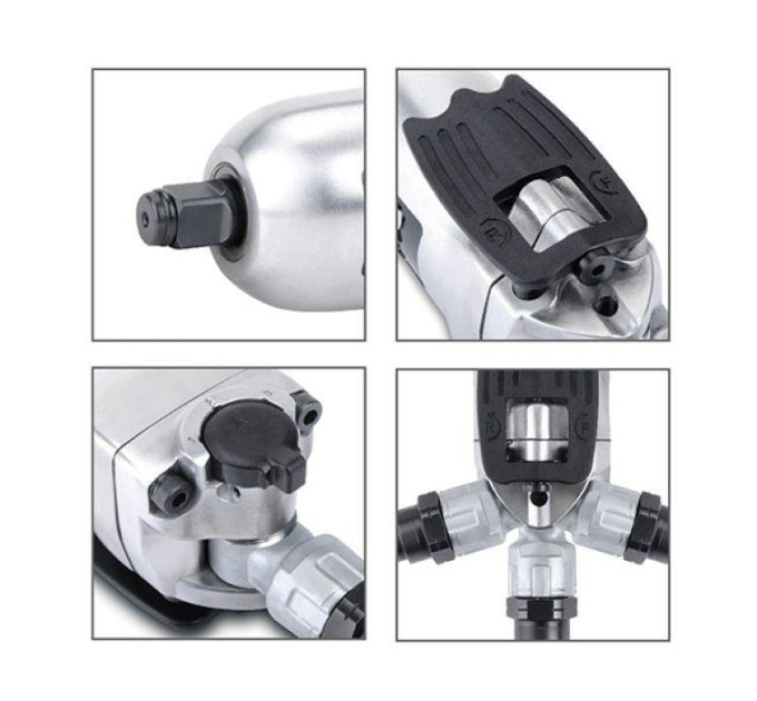 Пневмогайковерт профессиональный TOPTUL 3/8" 108N/m 12000об/мин Mini Butterfly Type KAAU1208
