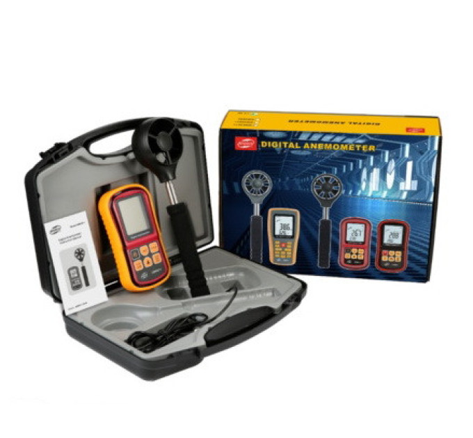 Анемометр-термометр 0,8-45м/с, -10-45°C BENETECH GM8901X
