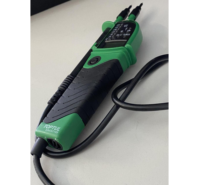 Тестер автомобильный универсальный TOPTUL с цифровым дисплеем 12~690V AC/DC EAAA0169