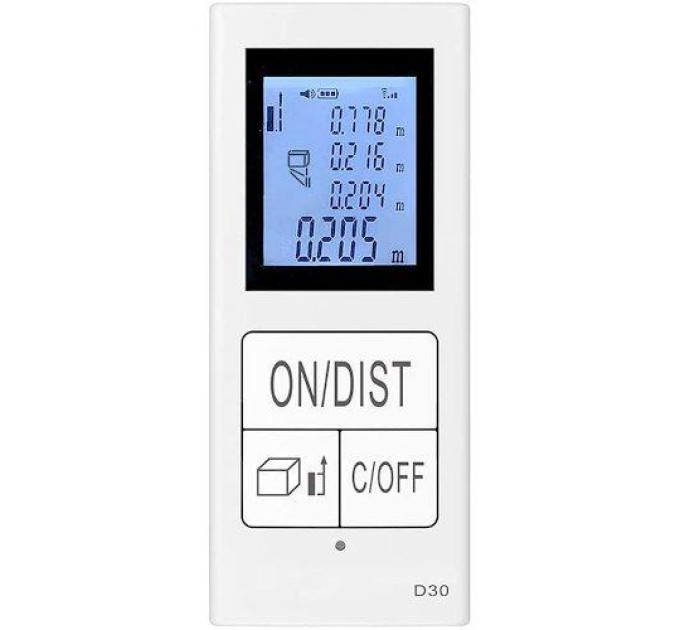 Лазерный дальномер 30м mini PROTESTER D30