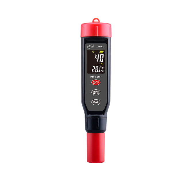 Измеритель кислотности и температуры (pH-метр) цв дисплей 0,0-14,0 pH (+/-0,1%) BENETECH GM762