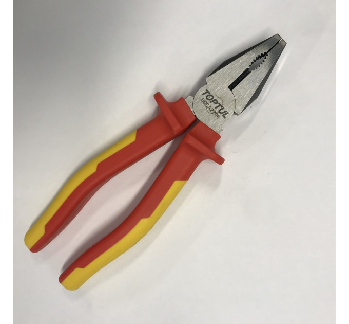 Плоскогубцы с изолированными ручками (пассатижи) 8" 1000V VDE TOPTUL DGCA2208