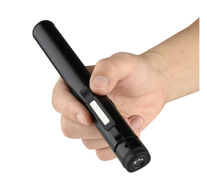 Фонарик светодиодный алюминиевый (COB+LED) с УФ, лазером и магнитом Pen Light PROTESTER PRO-FL0305S