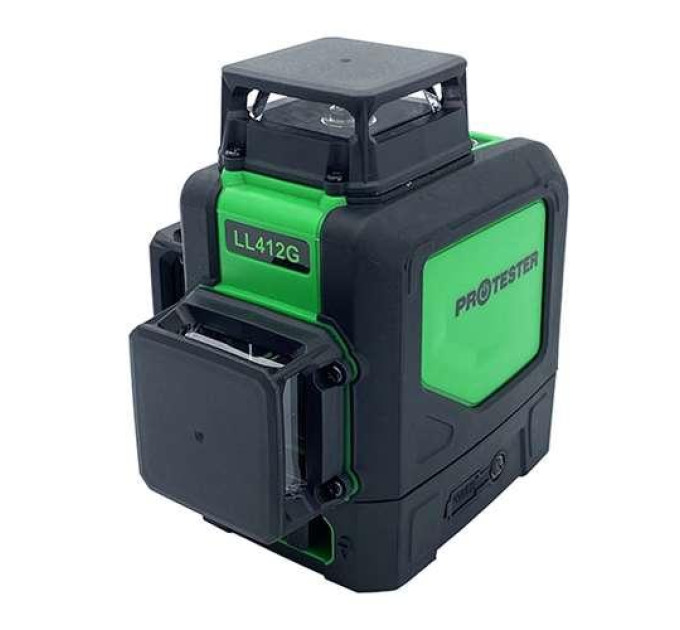 Уровень лазерный нивелир 3x360° (H360/2xV360, зеленый луч) PROTESTER LL412G