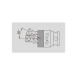 Кардан ударный 1/2" TOPTUL усиленный KACN160B