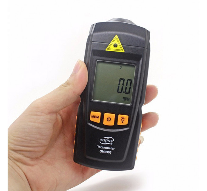 Тахометр бесконтактный (2,5-99999 об/мин) BENETECH GM8905