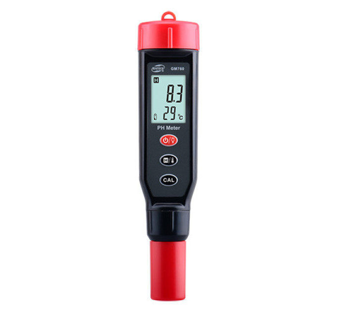 Измеритель кислотности и температуры (pH-метр), 0-14 pH (+/-0,1%) BENETECH GM760