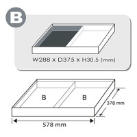 Набір ударних головок 1/2" 8-32мм 29од. (в ложементі, тип В) TOPTUL GEB2902