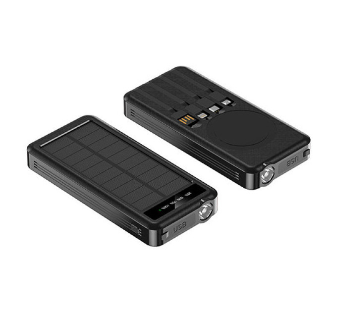 Пoвepбaнк 10000 mAh на солнечной батарее PROTESTER PRO-S10