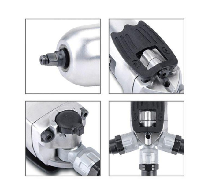 Пневмогайковерт профессиональный TOPTUL 1/4" 108N/m 12000об/мин Mini Butterfly Type KAAU0808
