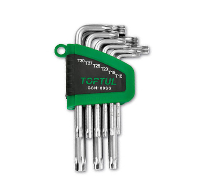 Г-подібні ключі TORX T10-T50 9од. (GAAL0913) TOPTUL GSN-09SS