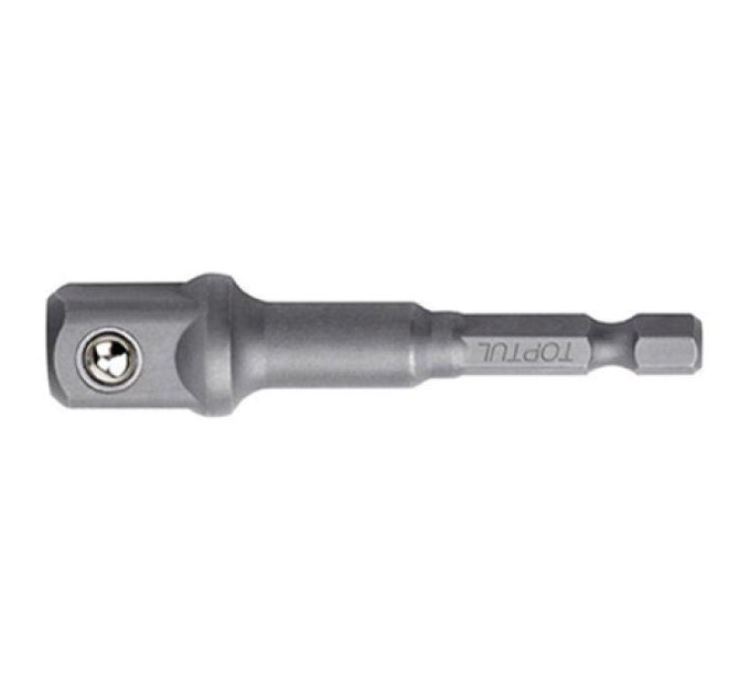 Адаптер для торцевых головок под шуруповерт TOPTUL 1/4"х1/2" L72 (6-гр.-квадрат) FPKA0816