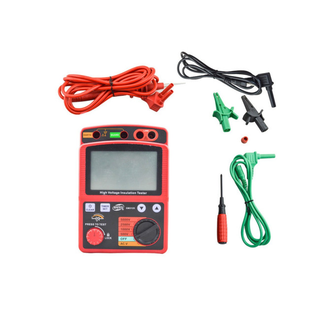 Цифровой мегаомметр (0-1000 ГΩ) BENETECH GM3125