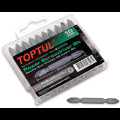 Набір біт двосторонніх TOPTUL 1/4" PH2х65мм 10шт. GAAW1001
