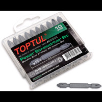 Набір біт двосторонніх TOPTUL 1/4" PH2х65мм 10шт. GAAW1001