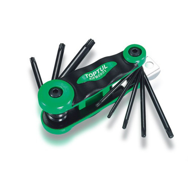 Набір шестигранників складаний TOPTUL TORX: T9-T40 AIFB0801