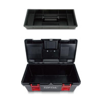 Ящик для инструментов пластиковый 3 секции 445x240x205 TOPTUL TBAE0302