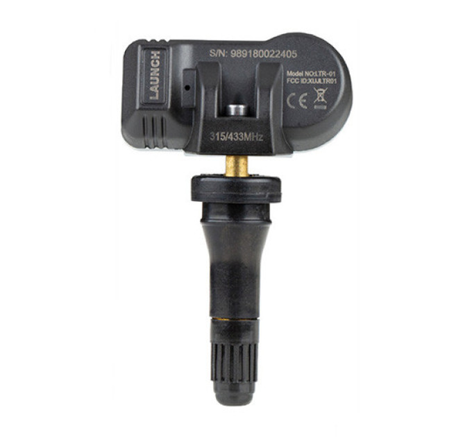 RF-датчик TPMS Launch 433/315 МГц программируемый, универсальный (резиновый вентиль) LAUNCH LTR-03-RUBBER