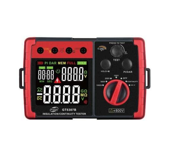 Тестер для сопротивления изоляции (мегаомметр) (0-5,5 ГΩ) BENETECH GT5307B