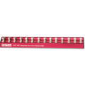 Планка для головок (магнитная) TOPTUL 1/2"*240*10шт PBKB2R2410