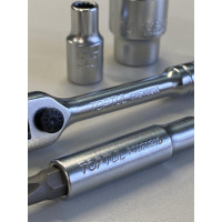 Магнітний битоутримувач TOPTUL 1/4" L100мм (ісп. з CHEV0811) FTDF0810