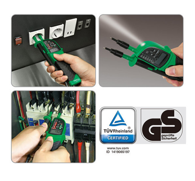 Тестер автомобильный универсальный TOPTUL с цифровым дисплеем 12~690V AC/DC EAAA0169