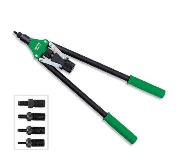 Заклепочник для різьбових заклепок TOPTUL M5, M6, M8, M10, M12 JBBB0512