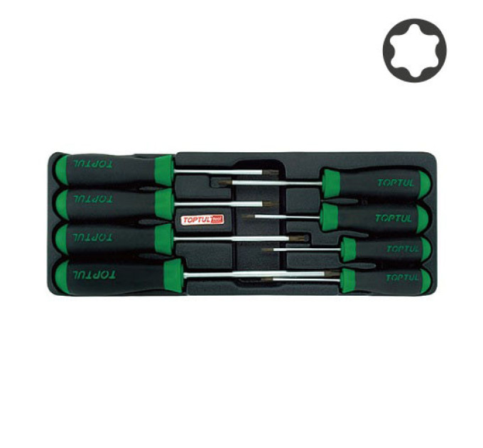 Набор отверток TORX T9-T40 8ед. (в ложементе, тип А) TOPTUL GAAT0813