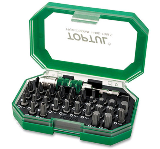 Набір біти-насадки TOPTUL 1/4" 35од. GACW3501