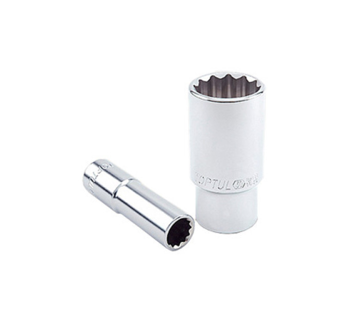 Головка торцевая 16 мм TOPTUL 1/2" длинная 12-гранная BAEF1616