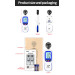 Анемометр крыльчатый Bluetooth 0,3-30 м/с, -10-45°C WINTACT WT82B