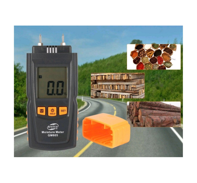 Влагомер древесины 0-41% (28 пород, 4 типа) BENETECH GM605
