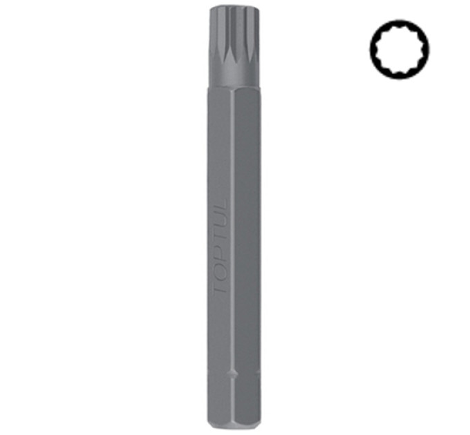 Бита SPLINE TOPTUL 10мм L-75мм M8 FSFB1208