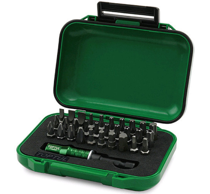 Набор бит для шуруповерта TOPTUL 1/4" 31ед. GABW3102